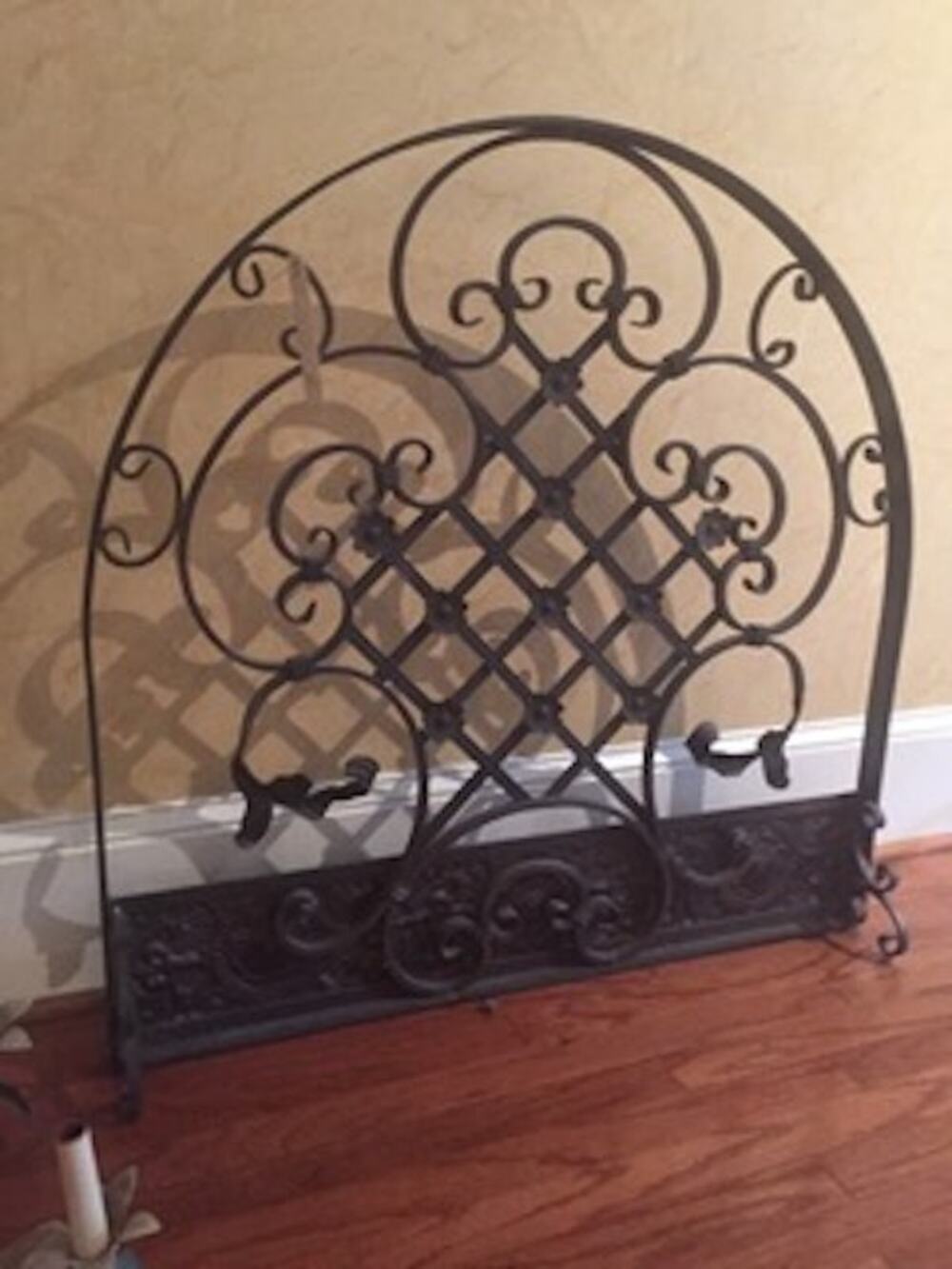 Custom Made Metal Fire Screen by Architectural Gardens
